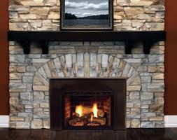 Gas Fireplace Inserts Rustic Living