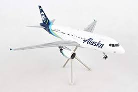 Alaska airlines is a major american airline headquartered in seatac, washington, within the seattle metropolitan area. Amazon Com Geminijets G2asa830 1 200 Alaska Airlines Airbus A319 Airplane Model Toys Games