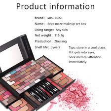miss rose 68 color makeup kit set