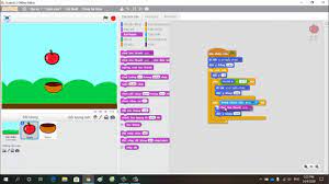 Hướng dẫn lập trình cho trẻ em: làm game hứng táo đơn giản mà trẻ con cũng  có thể thực hiện | học lập trình cho bé