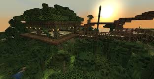 Jungle is a medium temp biome (but a 'special' one.) medium biomes should cluster together, but in no particular order. Minecraft Jungle Treehouse A Photo On Flickriver