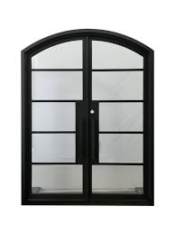 Travis Model Iron Door With Clear Low E