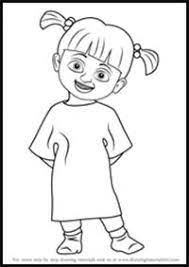 Boo's real name is mary (credit: How To Draw Disney S And Pixar S Monsters Inc And Monsters University Characters Cartoon Characters Drawing Tutorials Drawing How To Draw Disney S And Pixar S Monsters Inc And Monsters University Characters