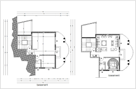 Basement Floor Plan View Of House With