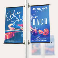 pole banner printing pole mount or