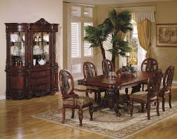 Find inspiration for your dining room design with these looks and styles. Cherry Finish Traditional Dining Room W Hand Carved Details
