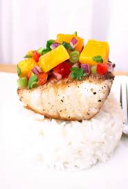 seared wahoo with mango salsa kit s