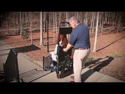 Introducing the mobile stairlift portable stair climbing whe. Mobi Ez Battery Powered Stair Chair Youtube