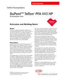 Teflon Pfa 440