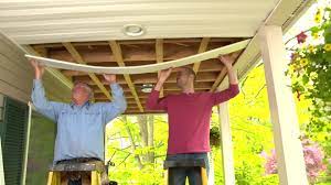 How to Safely Hang a Porch Swing | Watch Tom Silva add structure to a porch  in order to safely hang a swing and add charm and a place to relax to