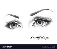 beautiful eyes royalty free vector