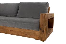 Fibra è un'innovativo divano a due posti realizzato in tessuto cotone 100%. Divano Etnico Legno Massello Divani Etnici Online