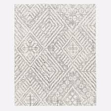 west elm stone tile rug collection