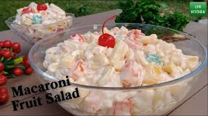 easy macaroni fruit salad recipe how
