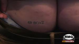Charlie gets 69 Boyz tattoo on his ass! – Rover's Morning Glory