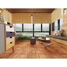Solid Hardwood Acacia Deck Tile