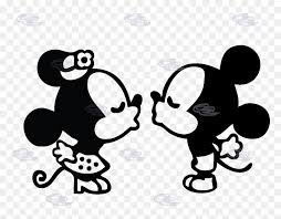mickey and minnie mouse silhouette