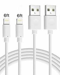 2pack 6ft Usb Iphone Lightning Charger In 2020 Lightning Charger Iphone Cable Apple Charger