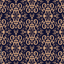 baroque fl pattern vector seamless