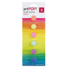 Artpop Neon Craft Paints Set Of 6