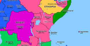 Kenya maps perry castaneda map collection ut library online. Mau Mau Uprising Historical Atlas Of Sub Saharan Africa 25 March 1953 Omniatlas