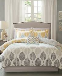 king comforter set bedding blue yellow