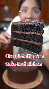 Food Trip Friday Red Ribbon Choco Mousse Cake A Taste Of My Life gambar png