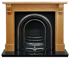 Victorian Corbel Oak Fireplace