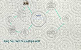 Bounty Paper Towels Vs School Paper Towels By Anthony Vu On
