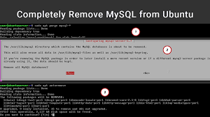 how to completely remove mysql from ubuntu