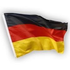 Black, red, and gold (german: Deutschland Flagge Em Wm Fahne Aus Stoff Mit Doppelt Umsaumten Fahnenrand 2 Messing Osen Zum Hissen Fur Fahnenmast Ohne Stab Deutsche Nationalflagge Boho