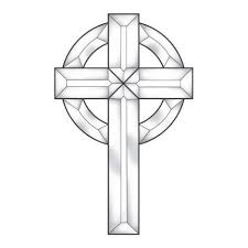 The celtic cross is a symbol of both culture and faith. Celtic Cross Beveled Glass Cluster Mec 152 Glass House Store