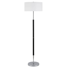 Though the main reason for placing floor lamps in a home or office is often to boost illumination, the variety of available styles also makes them an important part of your decor, and advancements in modern technology make it. Hailey Home Simone 68 In Black Nickel Floor Lamp In The Floor Lamps Department At Lowes Com