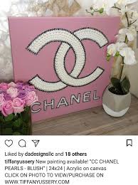 Chanel Wall Decor Chanel Pearls Wall