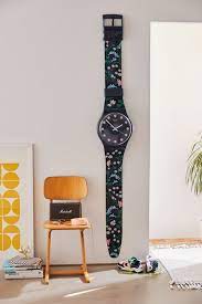 Swatch Maxi Flower Carpet Wall Clock