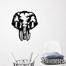 Elephant Head Wall Art 3d Model 3d