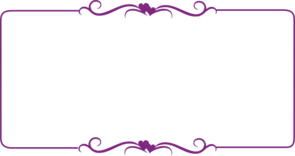 purple decorative border clip art at