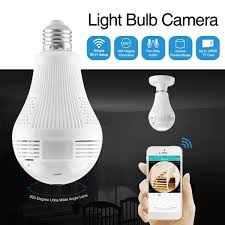 The Led Bulb Camera Is Easy To Set Up Screw Into Any Standard E27 Lightbulb Socket Find The Camera In Your Wifi S Wireless Ip Camera Wireless Camera Led Bulb