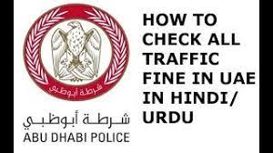 abu dhabi traffic violation fine