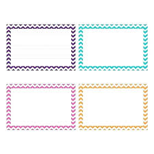 Blank Index Cards Template