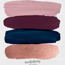 Below are her suggestions for several color pallets. The Perfect Palette Mauve Plum Rose Gold And Navy