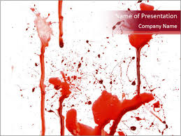 Horror Of Blood Powerpoint Template Infographics Slides
