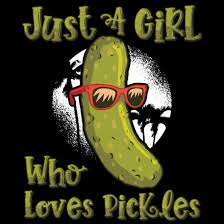 who loves pickles cute pickle gift