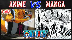 Anime VS Manga | ワンピース - One Piece Episode 1053 - YouTube
