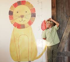 Lion Growth Chart Kids Wall Decal Pottery Barn Kids
