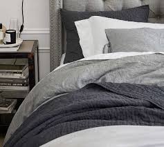 The hypoallergenic cover is naturally dyed and cool for a limited time, you can get this duvet cover and sham in one of three neutral colors (or all!) during pottery barn's the big refresh. Belgian Flax Linen Duvet Cover Shams With Ties Pottery Barn