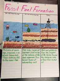 Fossil Fuel Formation Anchor Chart Environmental Science