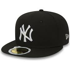 Youth fitted flat bill hats. New Era Flat Brim Youth 59fifty Essential New York Yankees Mlb Black Fitted Cap Caphunters Ie