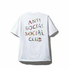 Anti Social Social Club Assc Logo T Shirt Flag Bc19