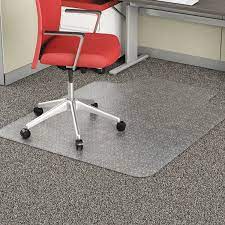 studded chair mat for flat pile carpet